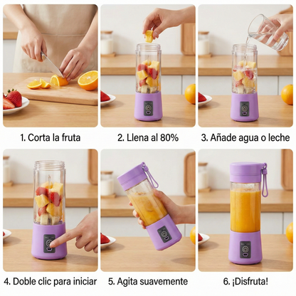 VITTORIA™ Blend | Licuadora Portátil de Alta Potencia (380ml)